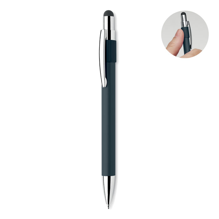 Stylo stylet spinner personnalisable EDD Bleu marine